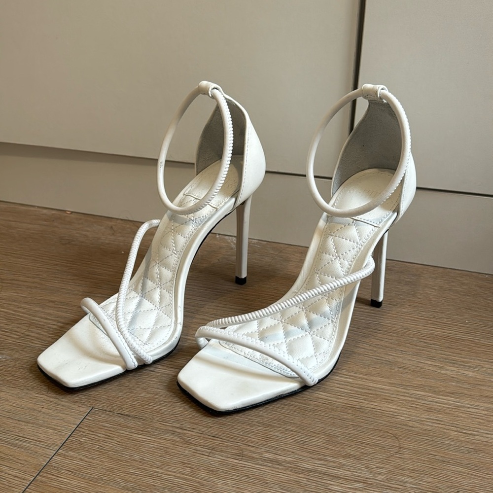Schutz White Heels